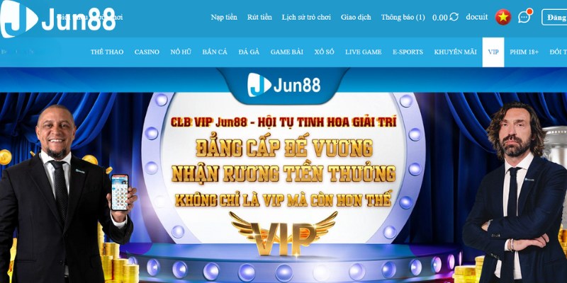 VIP Jun88 tặng thưởng cực chất